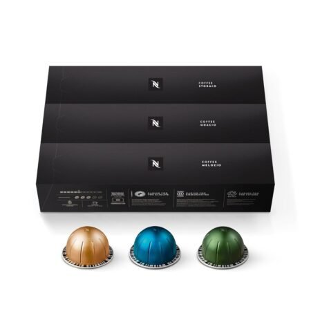 Nespresso Capsules Vertuo, Variety Pack, Medium and Dark Roast Coffee, 30 Count Coffee Pods, Brews 7.8 oz.